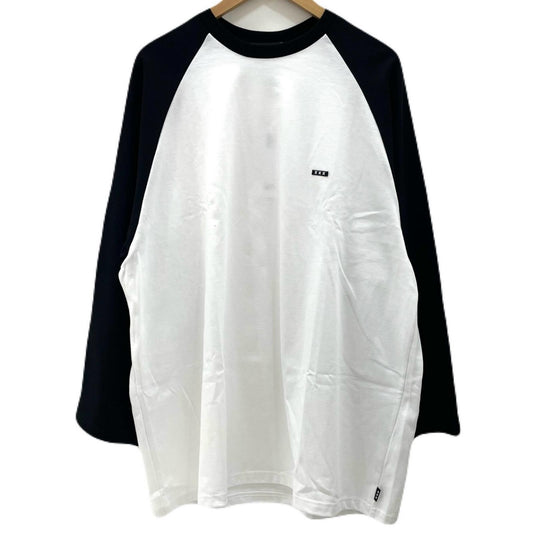 GOD SELECTION XXX | ゴッドセレクショントリプルエックス GX-A25-RT-02 長袖Ｔシャツ ホワイト×ブラック サイズ：XL【尾張小牧店】