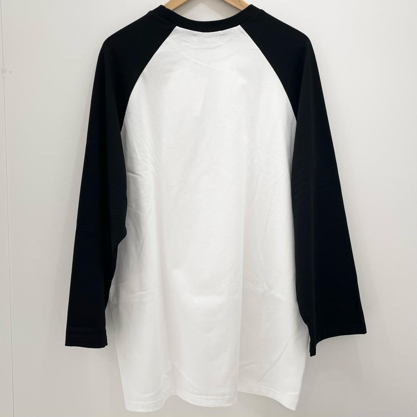 GOD SELECTION XXX | ゴッドセレクショントリプルエックス GX-A25-RT-02 長袖Ｔシャツ ホワイト×ブラック サイズ：XL【尾張小牧店】