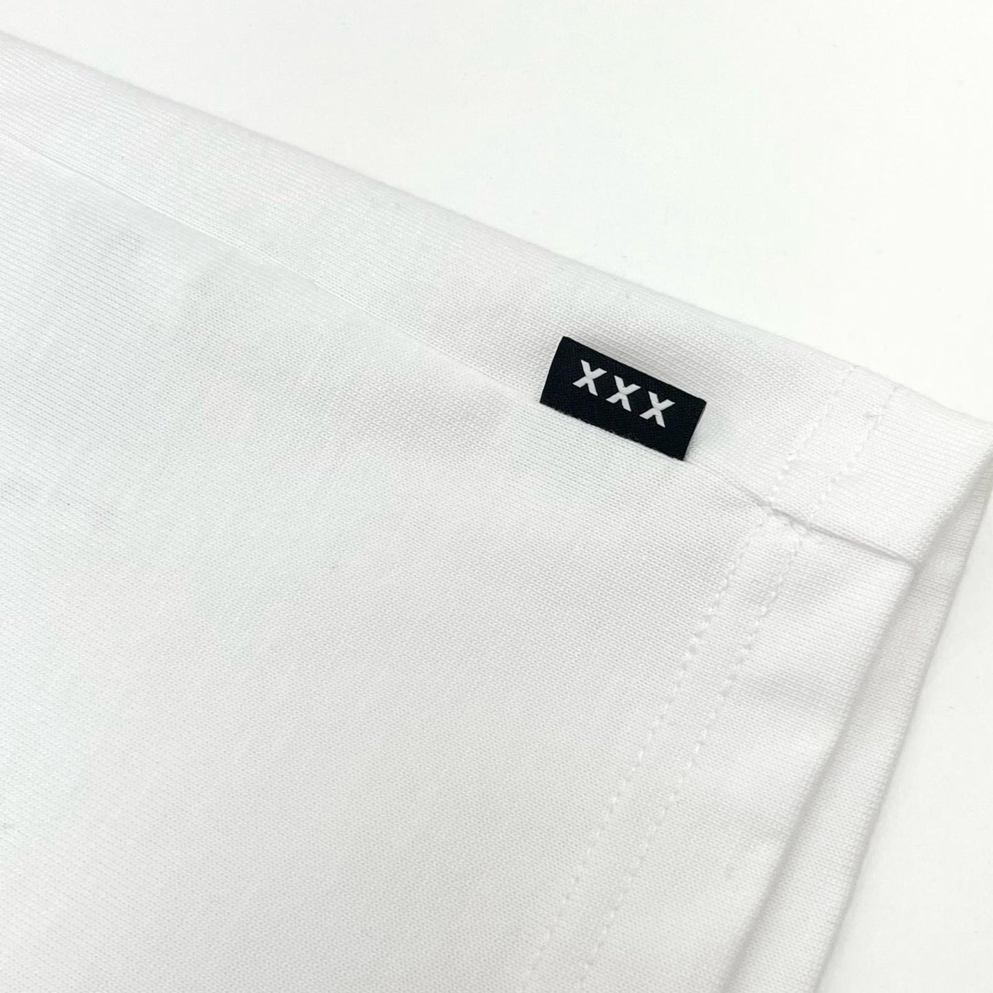 GOD SELECTION XXX | ゴッドセレクショントリプルエックス GX-A25-RT-02 長袖Ｔシャツ ホワイト×ブラック サイズ：XL【尾張小牧店】