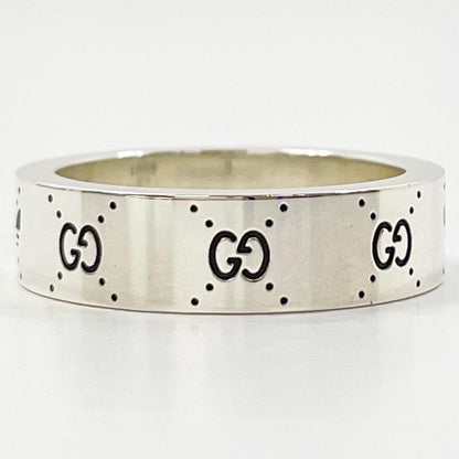 【中古】GUCCI×adidas | グッチ×アディダス コラボ エングレービング ワイド リング・指輪 702766 シルバー【尾張小牧店】