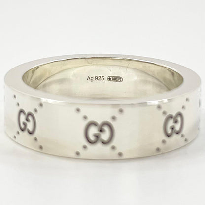 【中古】GUCCI×adidas | グッチ×アディダス コラボ エングレービング ワイド リング・指輪 702766 シルバー【尾張小牧店】