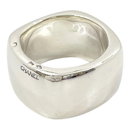 【中古】CHANEL | シャネル スクエア リング・指輪 シルバー【尾張小牧店】