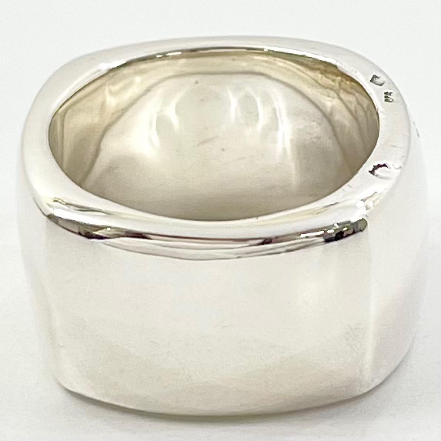 【中古】CHANEL | シャネル スクエア リング・指輪 シルバー【尾張小牧店】