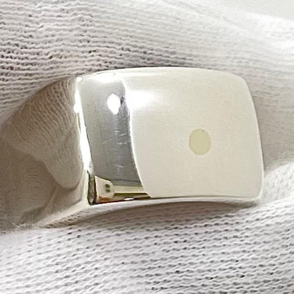 【中古】CHANEL | シャネル スクエア リング・指輪 シルバー【尾張小牧店】