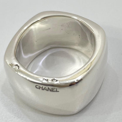 【中古】CHANEL | シャネル スクエア リング・指輪 シルバー【尾張小牧店】