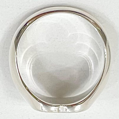 【中古】GUCCI | グッチ インターロッキングG ロゴ ハート モチーフ リング・指輪 645544 シルバー×レッド【尾張小牧店】