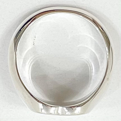 【中古】GUCCI | グッチ インターロッキングG ロゴ ハート モチーフ リング・指輪 645544 シルバー×レッド【尾張小牧店】