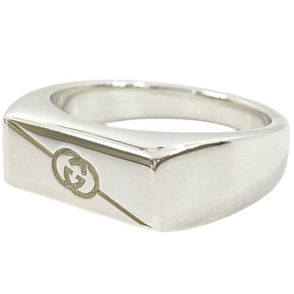 【中古】GUCCI | グッチ ダイアゴナル リング・指輪 774038 シルバー【尾張小牧店】