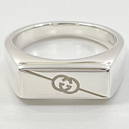 【中古】GUCCI | グッチ ダイアゴナル リング・指輪 774038 シルバー【尾張小牧店】