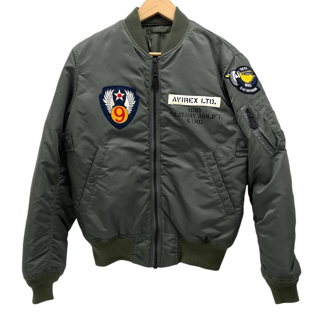 【中古】AVIREX | アヴィレックス MA-1 フライトジャケット 783-2252059 カーキ サイズ：M【尾張小牧店】