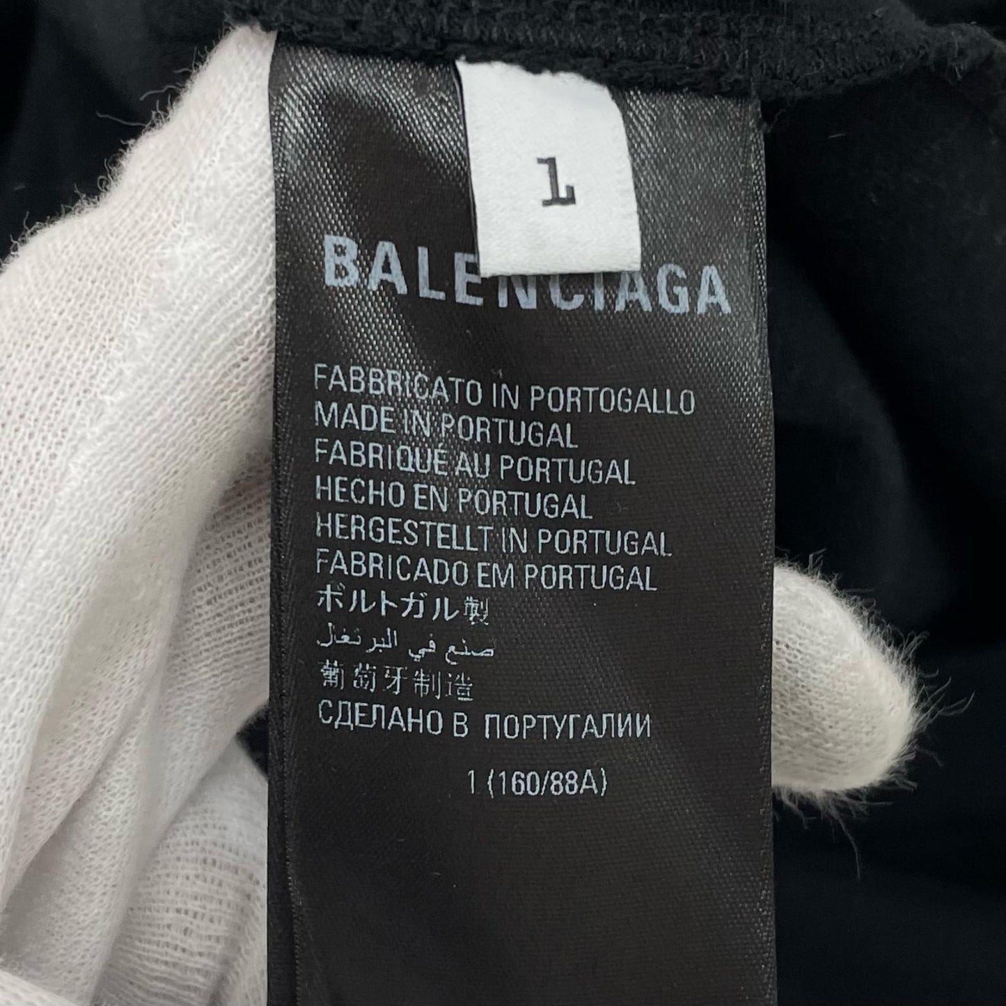 BALENCIAGA | バレンシアガ 半袖Ｔシャツ 723122 TNVA6 ブラック サイズ：L【尾張小牧店】