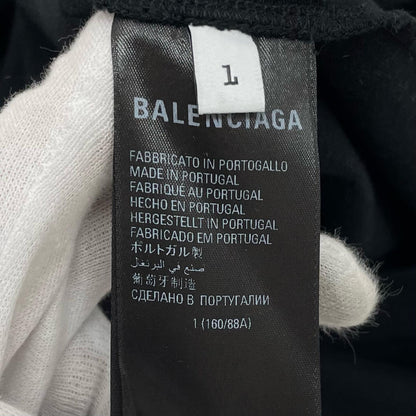 BALENCIAGA | バレンシアガ 半袖Ｔシャツ 723122 TNVA6 ブラック サイズ：L【尾張小牧店】