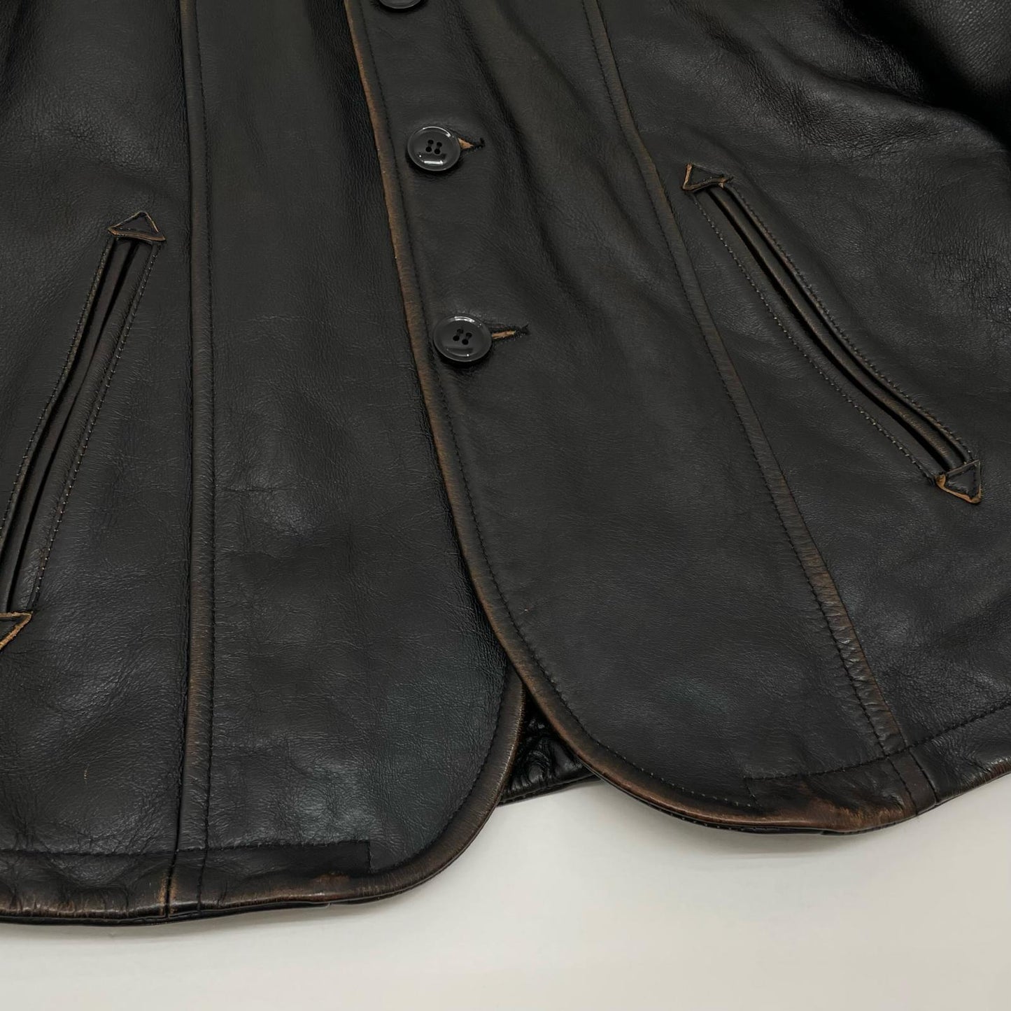 AVIREX | アヴィレックス COWHIDE CARCOAT VINTAGE FINISH AVIREX 50th レザー ブラウン サイズ：M【尾張小牧店】