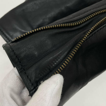 AVIREX | アヴィレックス AGED WAPPEN STAND ZIP RIDERS レザー 783-4250012 ブラック サイズ：M【尾張小牧店】