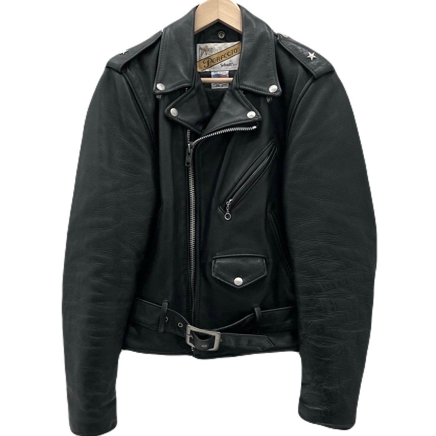 【中古】schott | ショット 618 80~90s　ライダースジャケット ブラック サイズ：36【尾張小牧店】