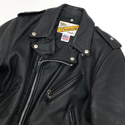 【中古】schott | ショット 618 80~90s　ライダースジャケット ブラック サイズ：36【尾張小牧店】