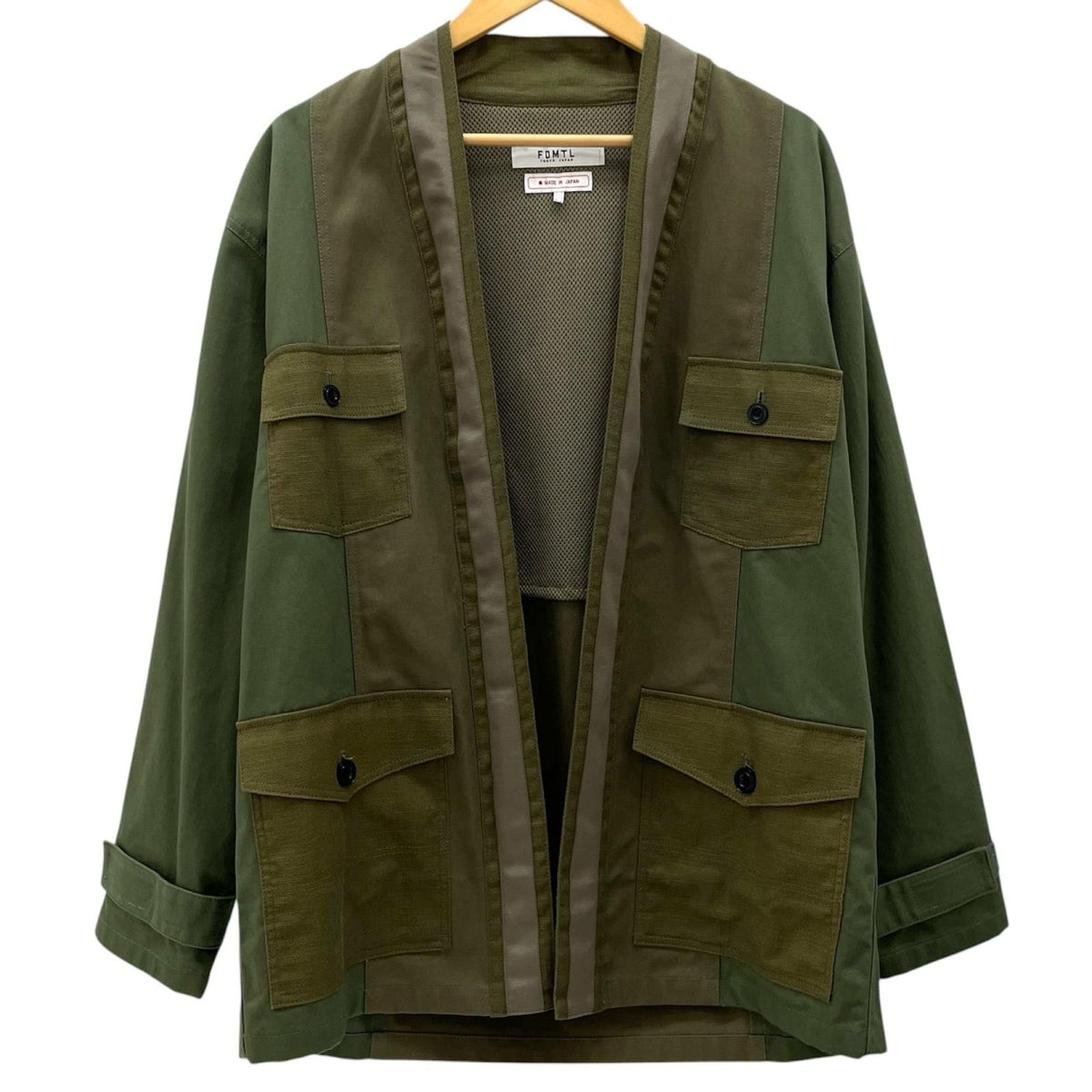 【中古】FDMTL | ファンダメンタル MILITARY HAORI JACKET ミリタリージャケット オリーブ サイズ：4【尾張小牧店】