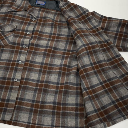 PENDLETON | ペンドルトン 長袖シャツ ブラウン×グレー×ネイビー サイズ：XL【尾張小牧店】