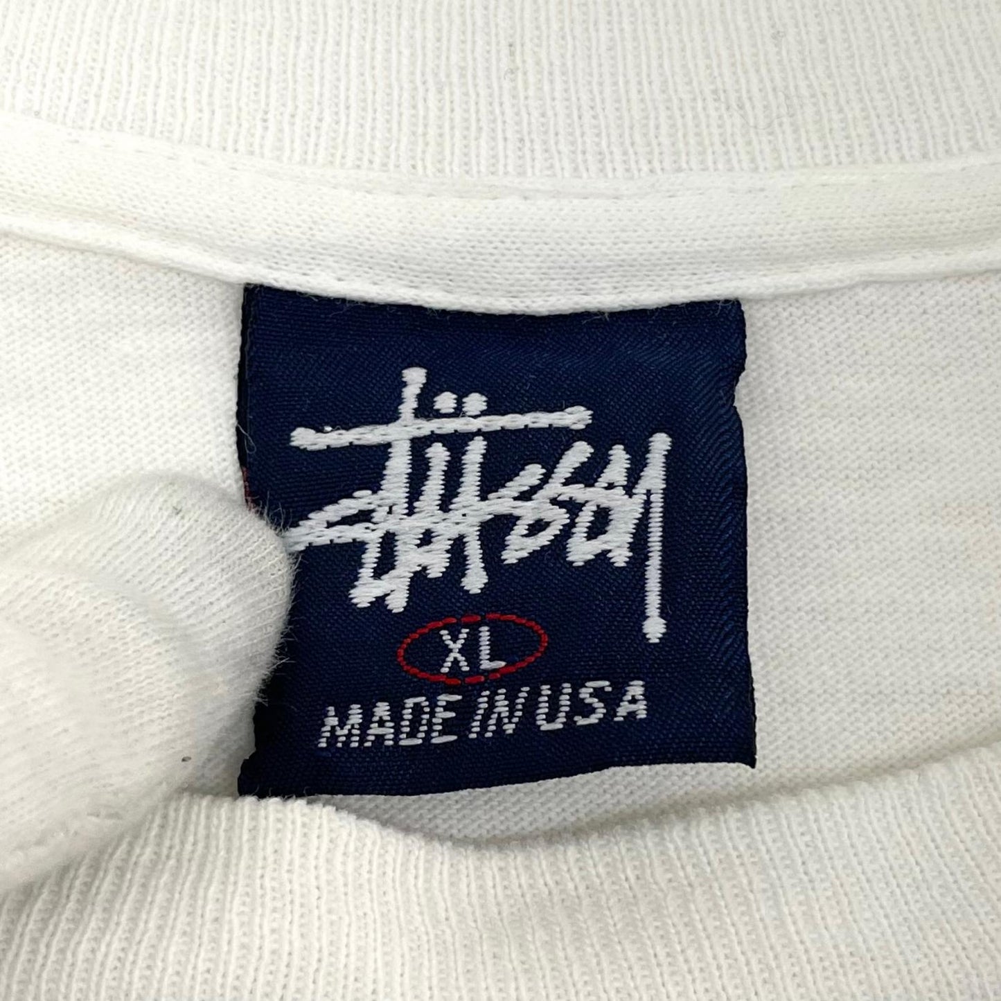 【中古】STUSSY | ステューシー　紺タグ 半袖Ｔシャツ ホワイト サイズ：XL【尾張小牧店】