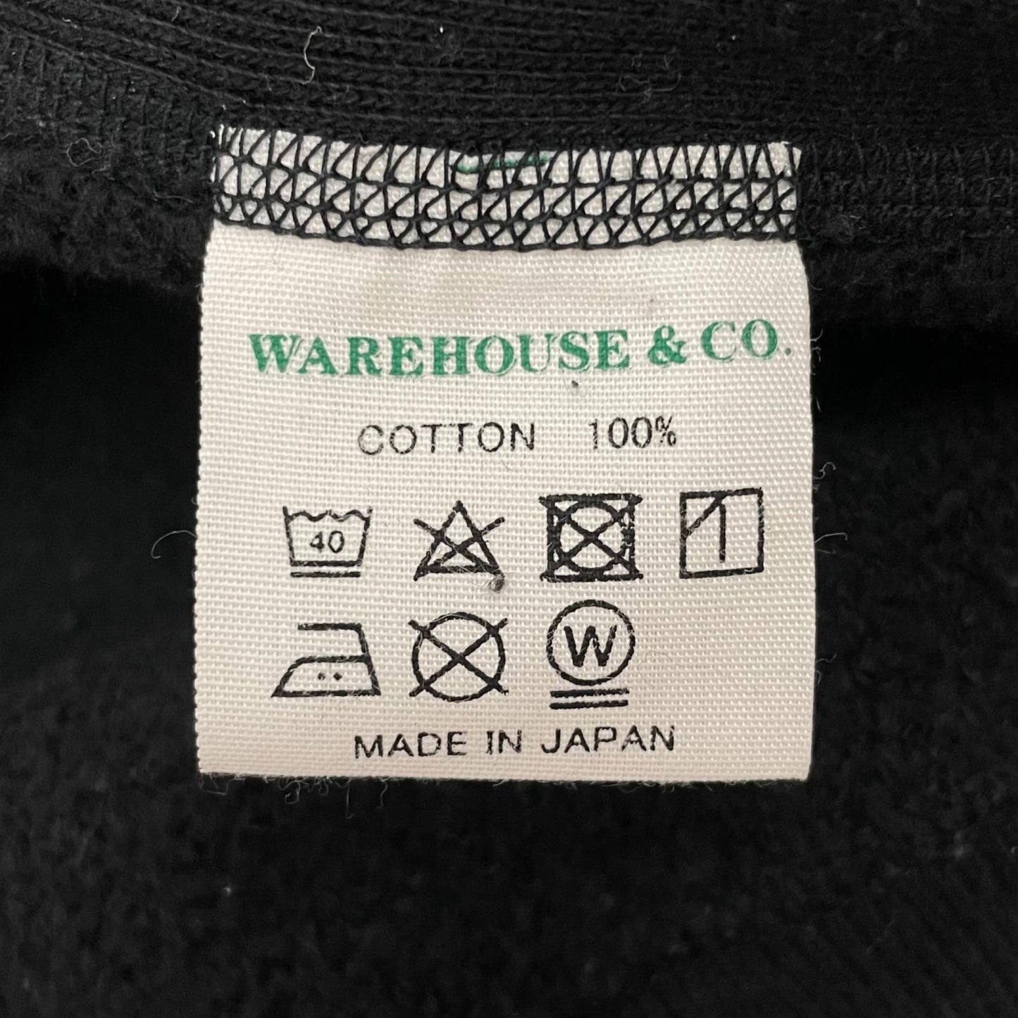 【中古】WARE HOUSE | ウェアハウス　長袖スウェット ブラック サイズ：M【尾張小牧店】