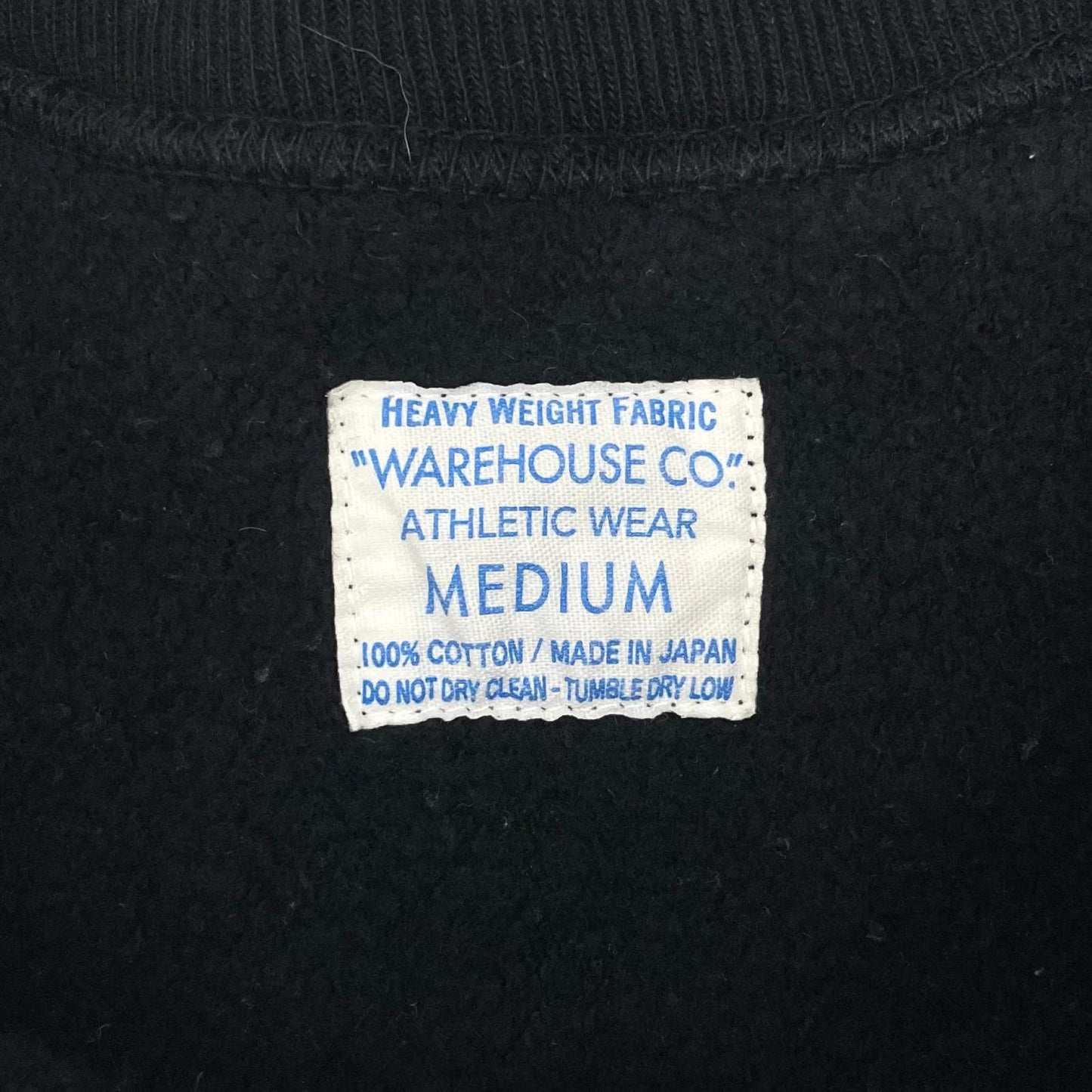 【中古】WARE HOUSE | ウェアハウス　長袖スウェット ブラック サイズ：M【尾張小牧店】