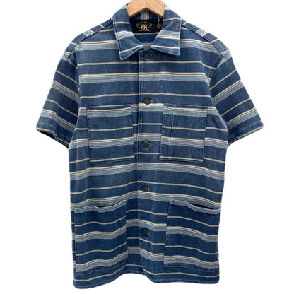 RRL(RALPH LAUREN) | ダブルアールエルラルフローレン 半袖シャツ ブルー×ホワイト サイズ：XS【尾張小牧店】