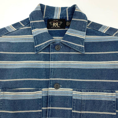 RRL(RALPH LAUREN) | ダブルアールエルラルフローレン 半袖シャツ ブルー×ホワイト サイズ：XS【尾張小牧店】