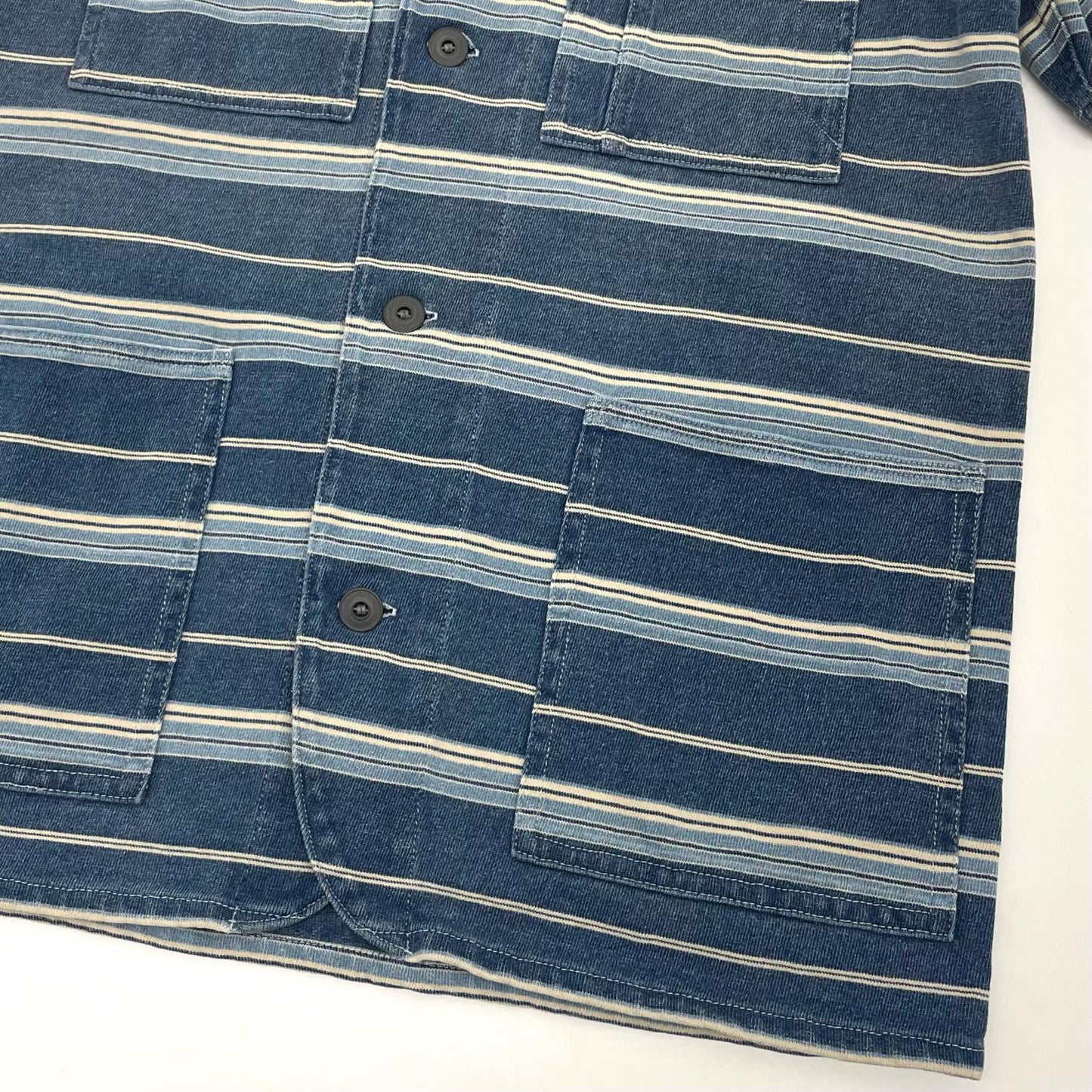 RRL(RALPH LAUREN) | ダブルアールエルラルフローレン 半袖シャツ ブルー×ホワイト サイズ：XS【尾張小牧店】