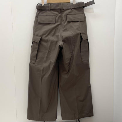 【中古】Sacai×WTAPS | サカイ×ダブルタップス　25SS Cotton Back Satin Pants 01 コットンバック サテンパンツ 25-03695M ベージュ サイズ：1【尾張小牧店】