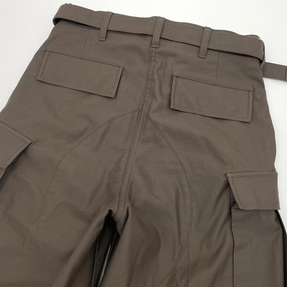 【中古】Sacai×WTAPS | サカイ×ダブルタップス　25SS Cotton Back Satin Pants 01 コットンバック サテンパンツ 25-03695M ベージュ サイズ：1【尾張小牧店】