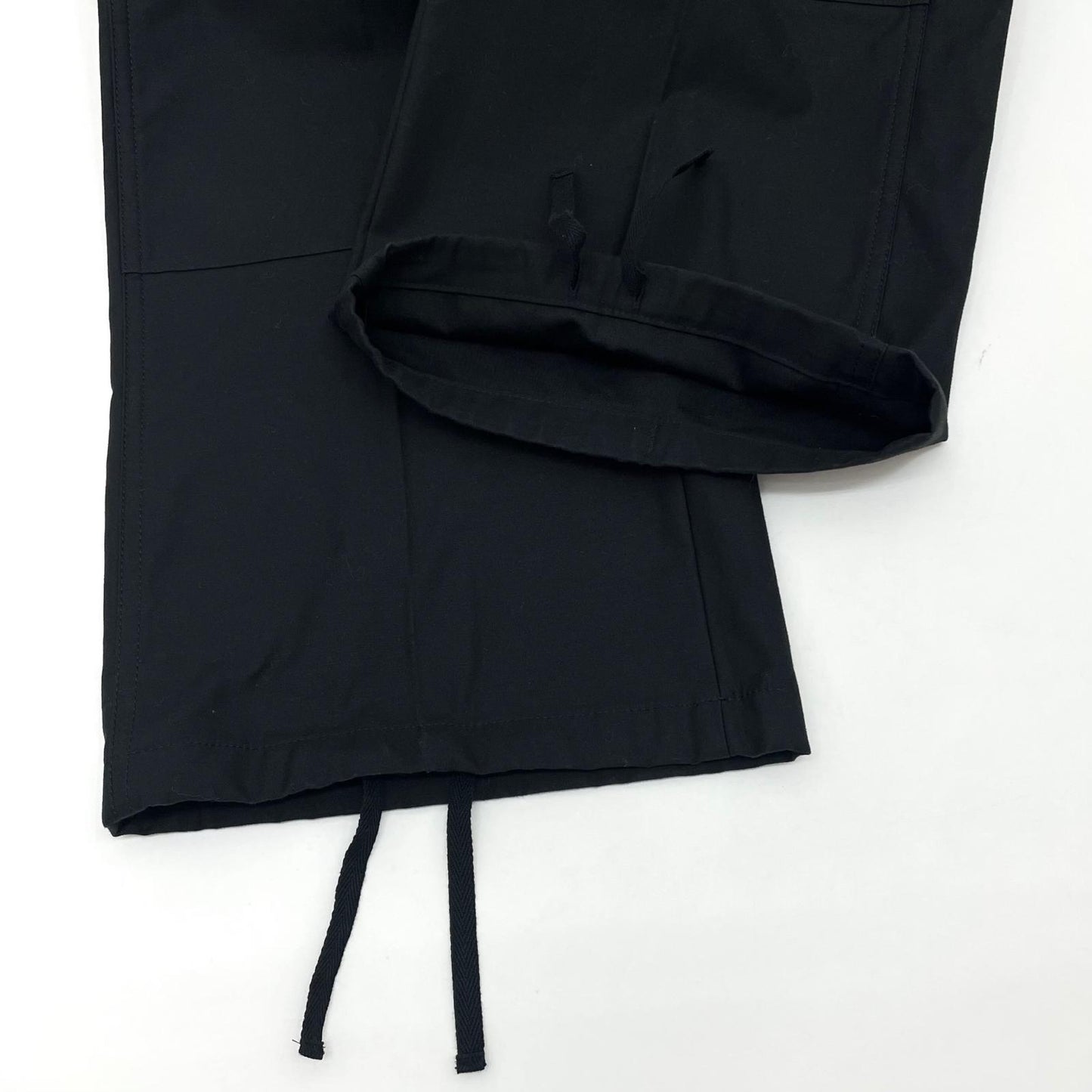 【中古】Sacai×WTAPS | サカイ×ダブルタップス　25SS Cotton Back Satin Pants 01 コットンバック サテンパンツ 25-03695M ブラック サイズ：1【尾張小牧店】