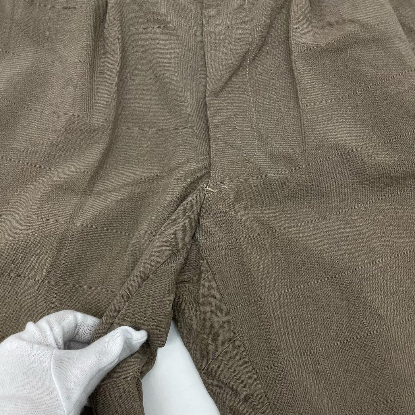 VINTAGE | ビンテージ ツータックギャバパンツ その他ボトムス ブラウン【尾張小牧店】