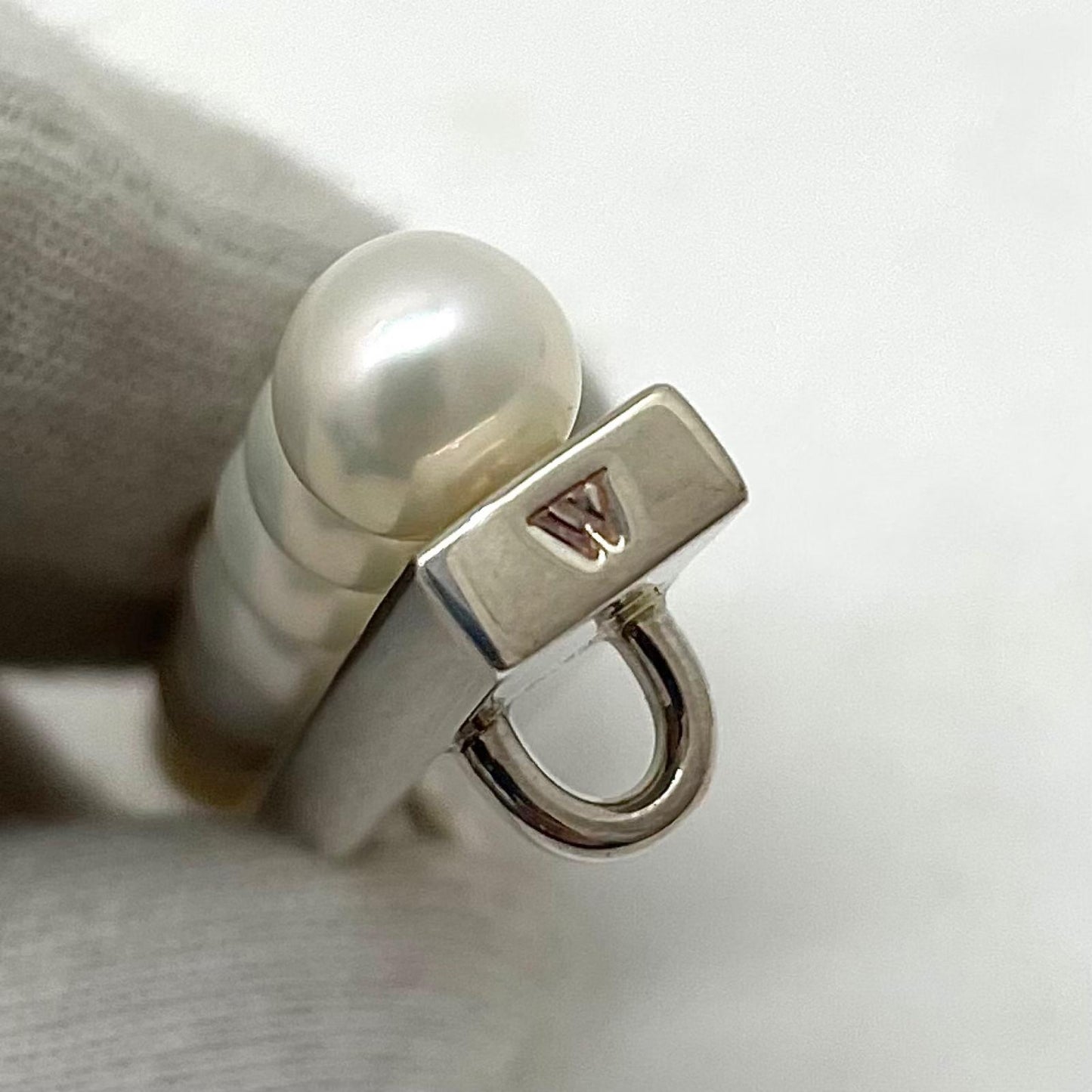 【中古】KNoVA | ノヴァ LOOP pearl スニーカー　ジュエリー　シルバー【尾張小牧店】