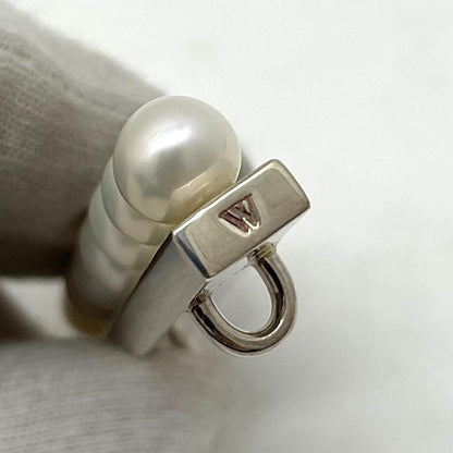 【中古】KNoVA | ノヴァ LOOP pearl スニーカー　ジュエリー　シルバー【尾張小牧店】