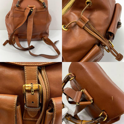【中古】GUCCI | グッチ バンブー バックパック リュックサック デイパック 003・2058・0016 ブラウン【尾張小牧店】