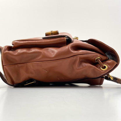 【中古】GUCCI | グッチ バンブー バックパック リュックサック デイパック 003・2058・0016 ブラウン【尾張小牧店】