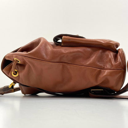 【中古】GUCCI | グッチ バンブー バックパック リュックサック デイパック 003・2058・0016 ブラウン【尾張小牧店】