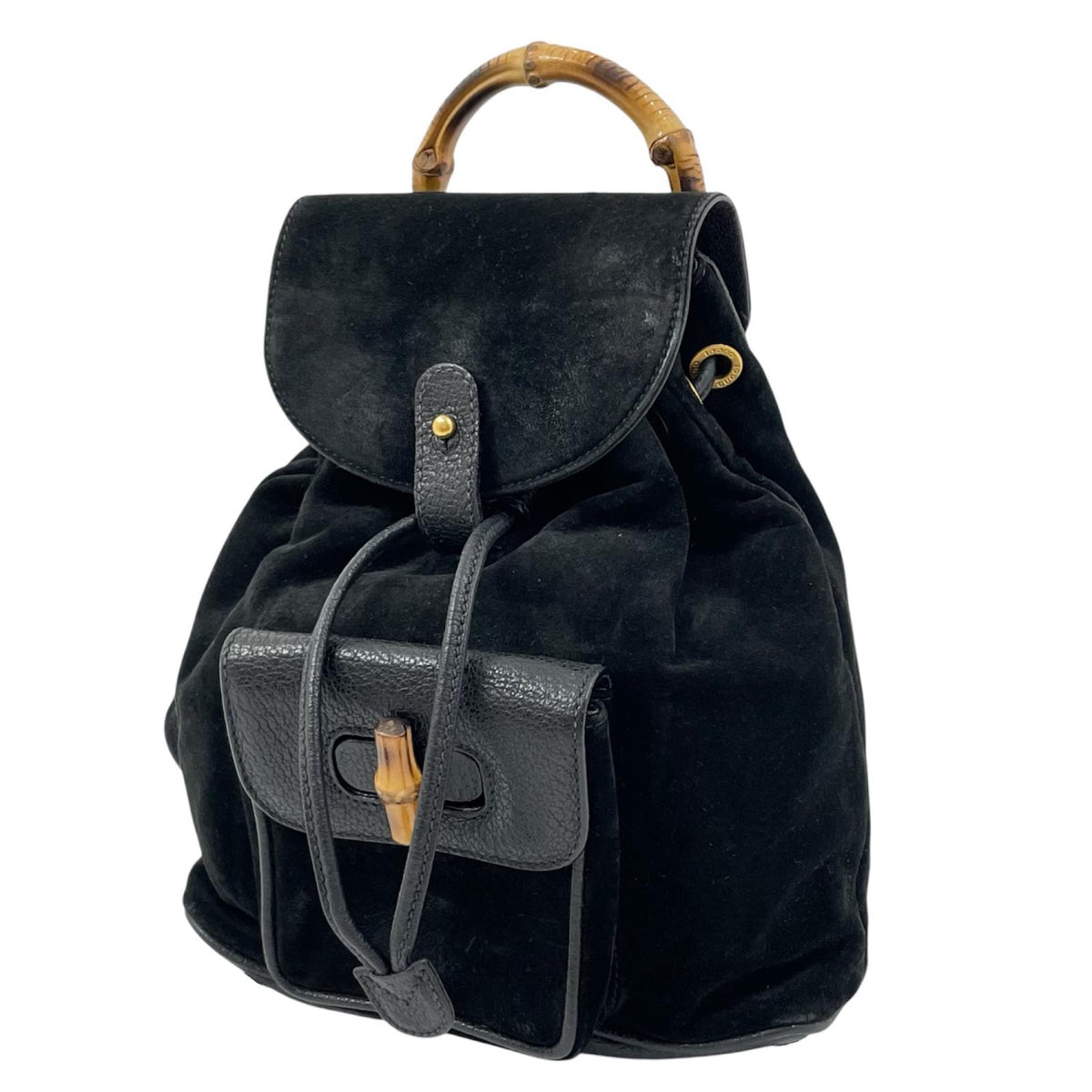 【中古】GUCCI | グッチ バンブー ミニリュック デイパック 003・1705・0030 ブラック【尾張小牧店】