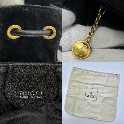 【中古】GUCCI | グッチ バンブー ミニリュック デイパック 003・1705・0030 ブラック【尾張小牧店】