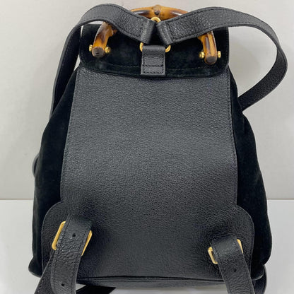 【中古】GUCCI | グッチ バンブー ミニリュック デイパック 003・1705・0030 ブラック【尾張小牧店】
