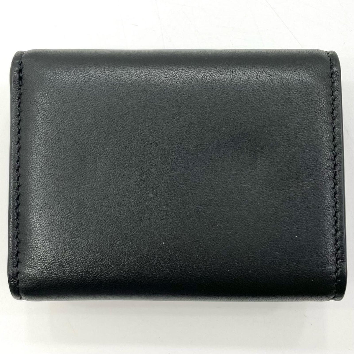 【中古】LOEWE | ロエベ パファー アナグラム トライフォールド ウォレット 三つ折り財布 コンパクト C821TR2X10 ブラック【尾張小牧店】