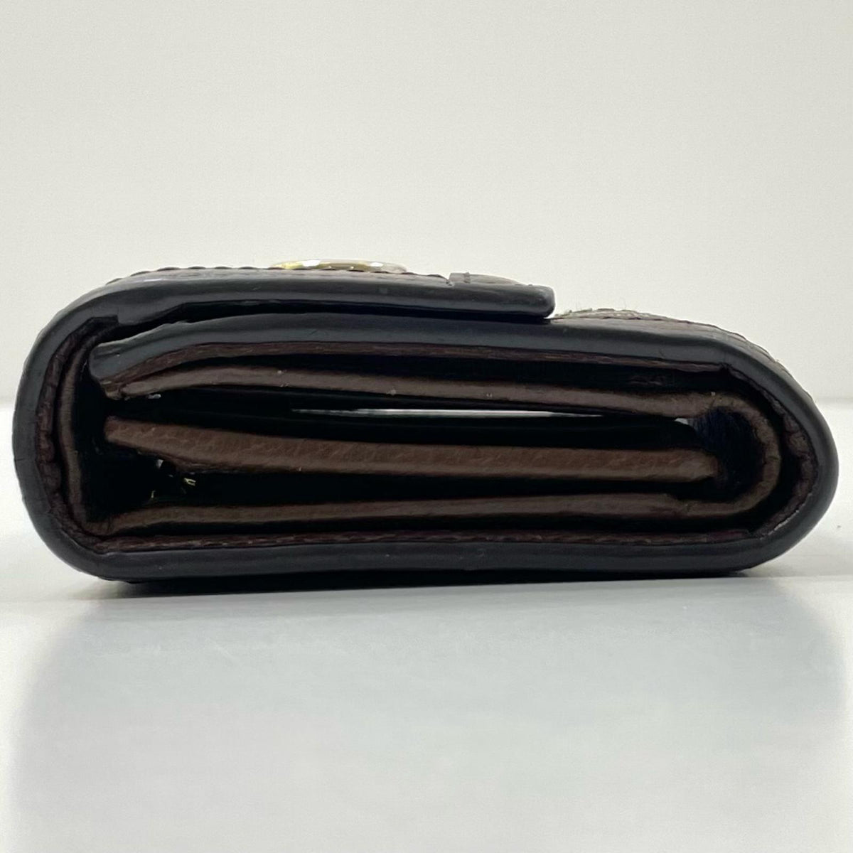 【中古】GUCCI | グッチ シェリーライン GG コンパクトウォレット 二つ折り財布 523174・2288 ブラウン【尾張小牧店】