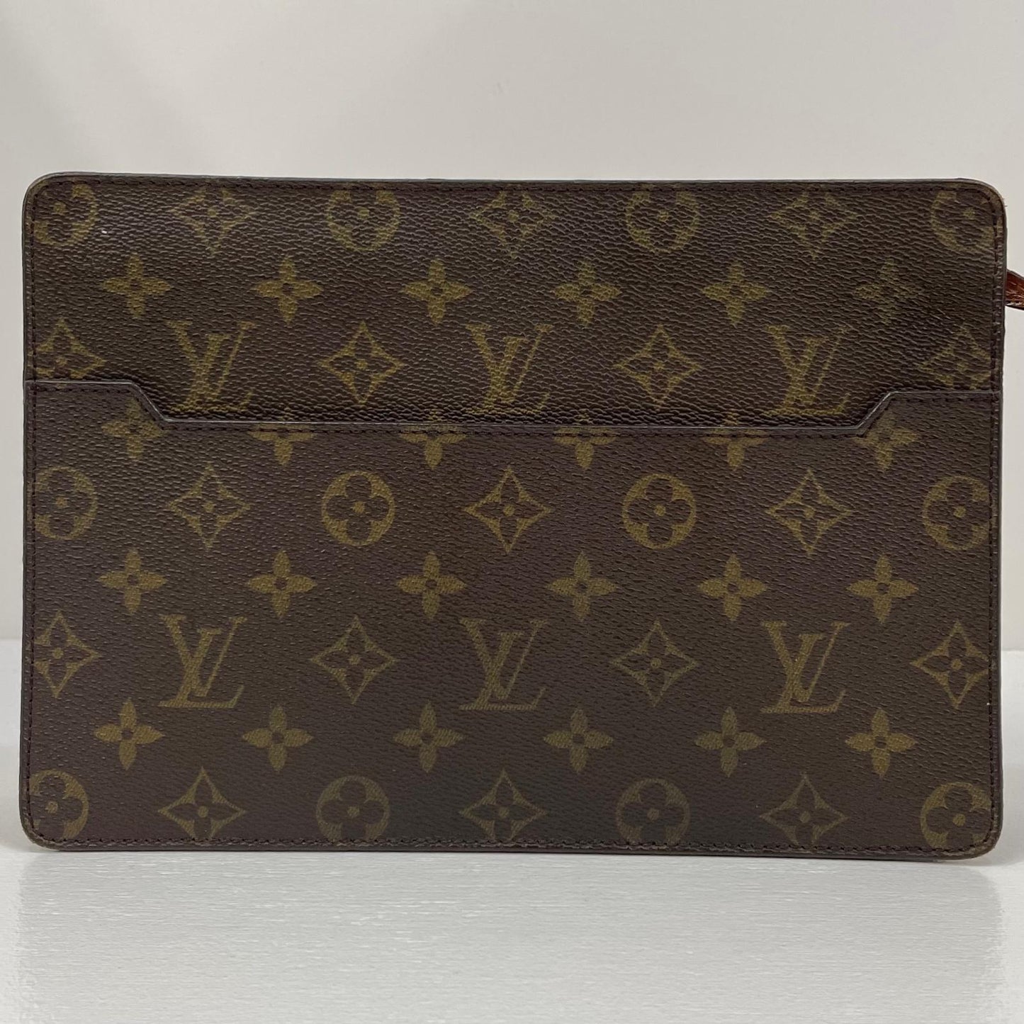 【中古】LOUIS VUITTON | ルイ・ヴィトン ポシェットオム モノグラム クラッチバッグ セカンドバッグ M51795 ブラウン【尾張小牧店】
