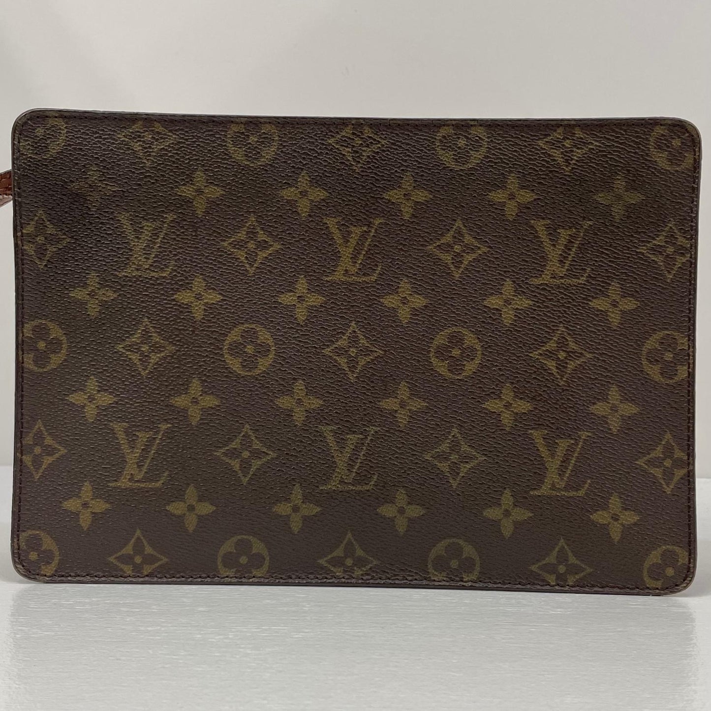 【中古】LOUIS VUITTON | ルイ・ヴィトン ポシェットオム モノグラム クラッチバッグ セカンドバッグ M51795 ブラウン【尾張小牧店】