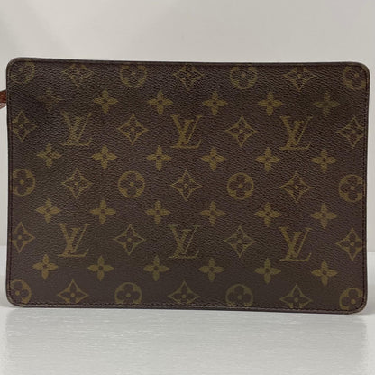【中古】LOUIS VUITTON | ルイ・ヴィトン ポシェットオム モノグラム クラッチバッグ セカンドバッグ M51795 ブラウン【尾張小牧店】