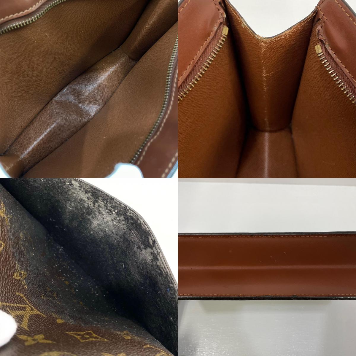 【中古】LOUIS VUITTON | ルイ・ヴィトン ポシェットオム モノグラム クラッチバッグ セカンドバッグ M51795 ブラウン【尾張小牧店】