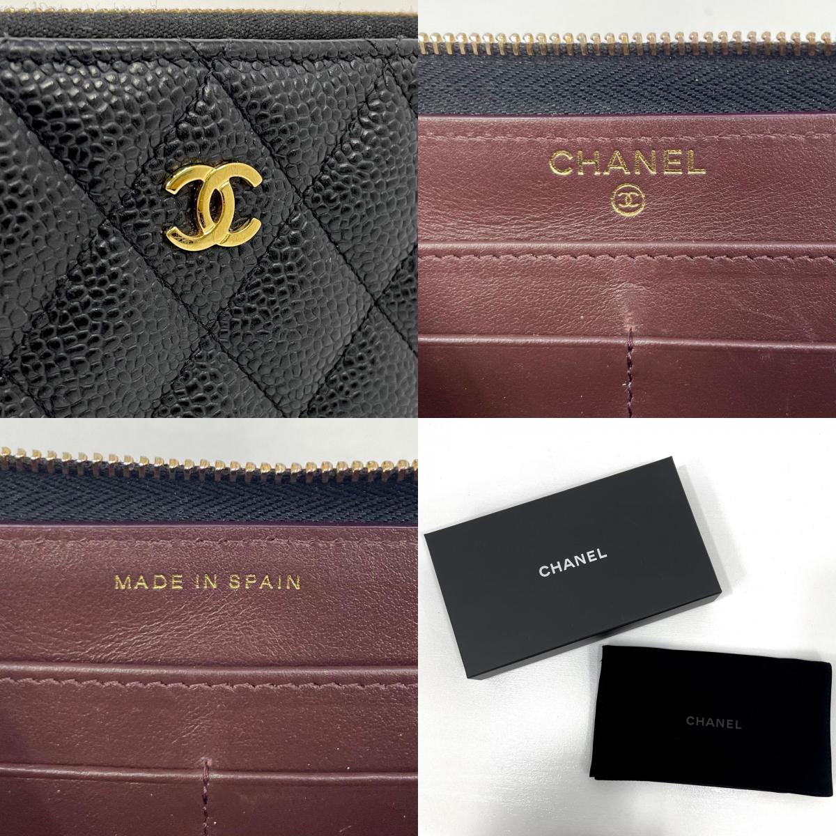 【中古】CHANEL | シャネル 長財布 ブラック【尾張小牧店】