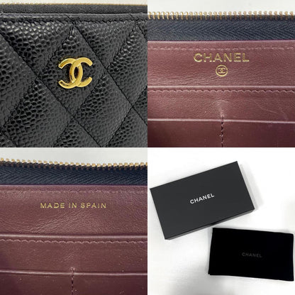 【中古】CHANEL | シャネル 長財布 ブラック【尾張小牧店】