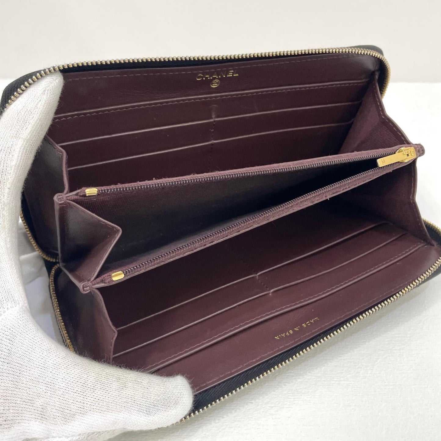 【中古】CHANEL | シャネル 長財布 ブラック【尾張小牧店】