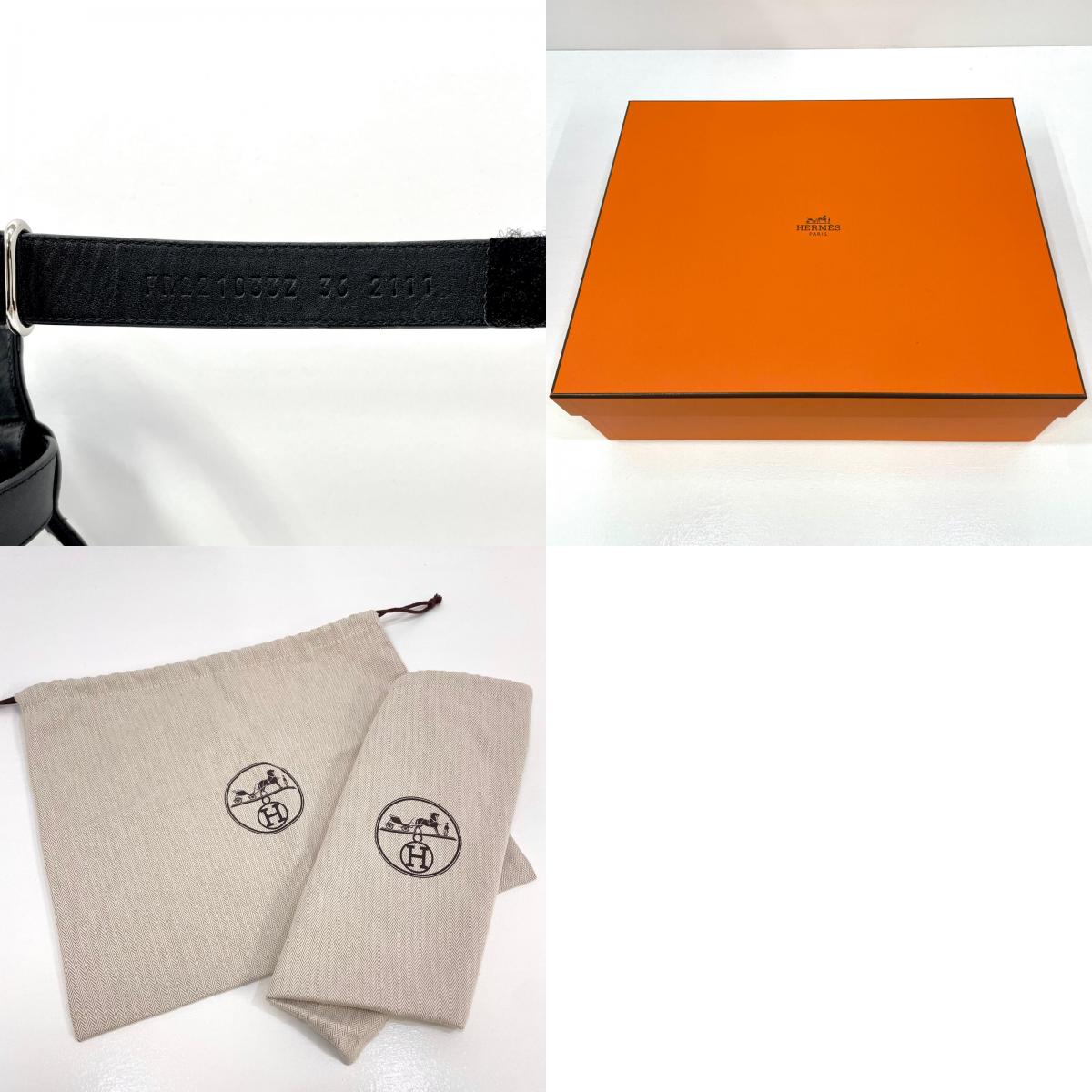 【中古】HERMES | エルメス サンダル ブラック【尾張小牧店】